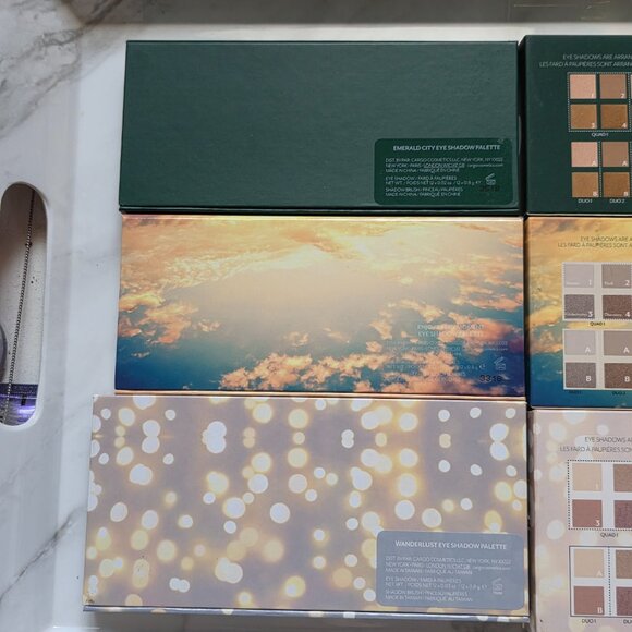 Cargo Eye Shadow Palette Lot-WANDERLUST-EMERALD CITY-ENJOY EVERY MOMENT - Picture 6 of 7